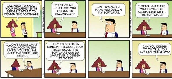 Dilbert: system requirements
